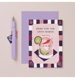 Sister Paper Co. Spicy Margarita Birthday Card | Cocktails Birthday Cards