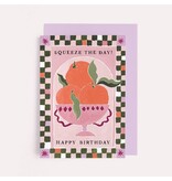 Sister Paper Co. Squeeze The Day Oranges Card | Pun Birthday Cards