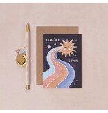 Sister Paper Co. You're A Star Mini Card | Thank You Cards | Mini Cards