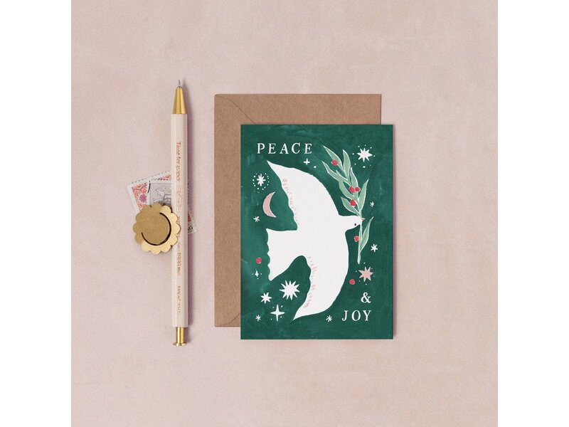 Sister Paper Co. Dove Mini Christmas Card