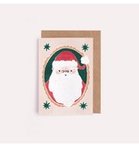 Sister Paper Co. Santa Mini Christmas Card