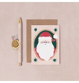 Sister Paper Co. Santa Mini Christmas Card