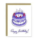 Kindred Letterpress Birthday Cake Card | Letterpress Birthday Card