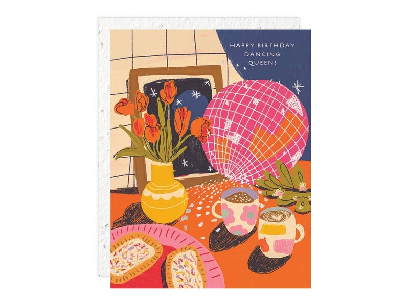 Seedlings Disco Birthday - Birthday Card
