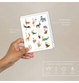 Seedlings Animal Party - Birthday Card