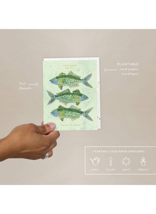 One Fish, Two Fish - Congratulations Card