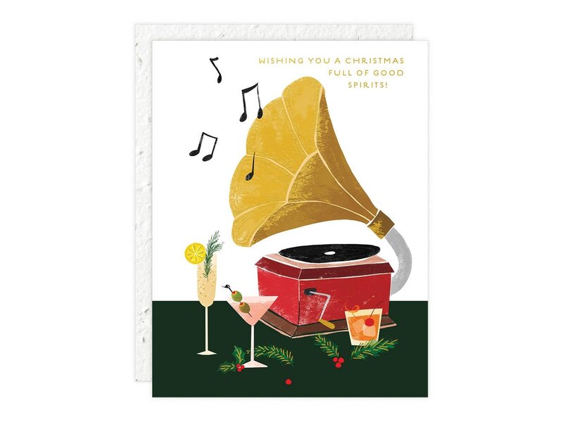 Seedlings Swingin'  Christmas - Holiday Card