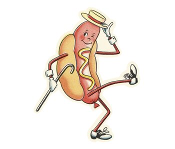 Hot Dog Sticker