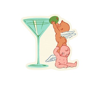 Martini Olive Friends Sticker