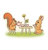 Wallflower Paper & Party Tea Party Sticker