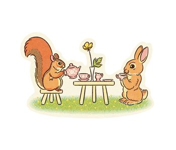 Tea Party Sticker