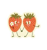 Wallflower Paper & Party Strawberry Friends Sticker