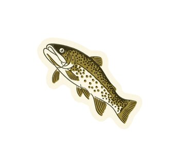 Trout Sticker