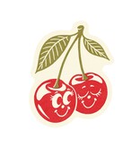 Wallflower Paper & Party Cherry Sticker
