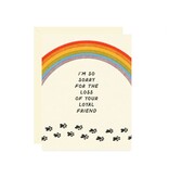 Wallflower Paper & Party Rainbow Bridge Pet Sympathy Greeting Card