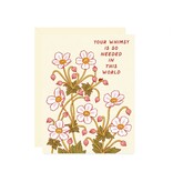 Wallflower Paper & Party Whimsy Friendship Greeting Card