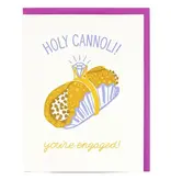 Smudge Ink Cannoli Engagement Card