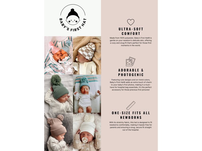 SpearmintLOVE Baby's First Hat -