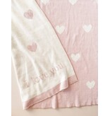 The Blueberry Hill Heart I Love You Blanket Bunny Teether Rattle Baby Gift Set