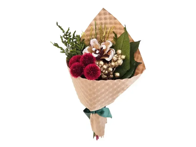 Andaluca Mini Snow Tipped Pinecone Bouquet Bundle #262