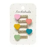 Rockahula Kids Scallop Heart Mini Clip Set