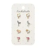 Rockahula Kids Rainbow Unicorn Clip On Earrings