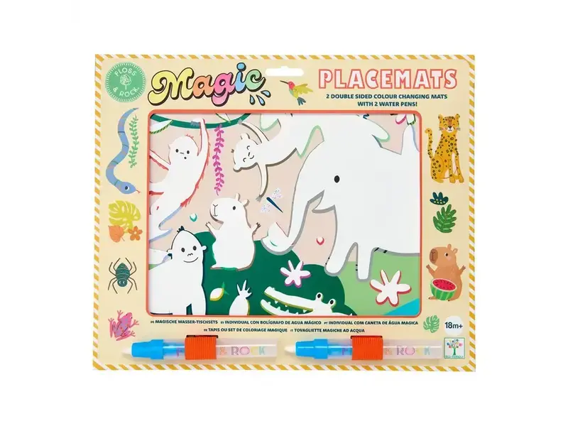 Floss and Rock Jungle Magic Water Mats