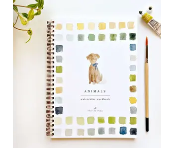 Animals Watercolor Workbook