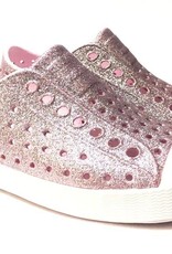 Native Shoes Jefferson in Milk Pink Bling/Shell White