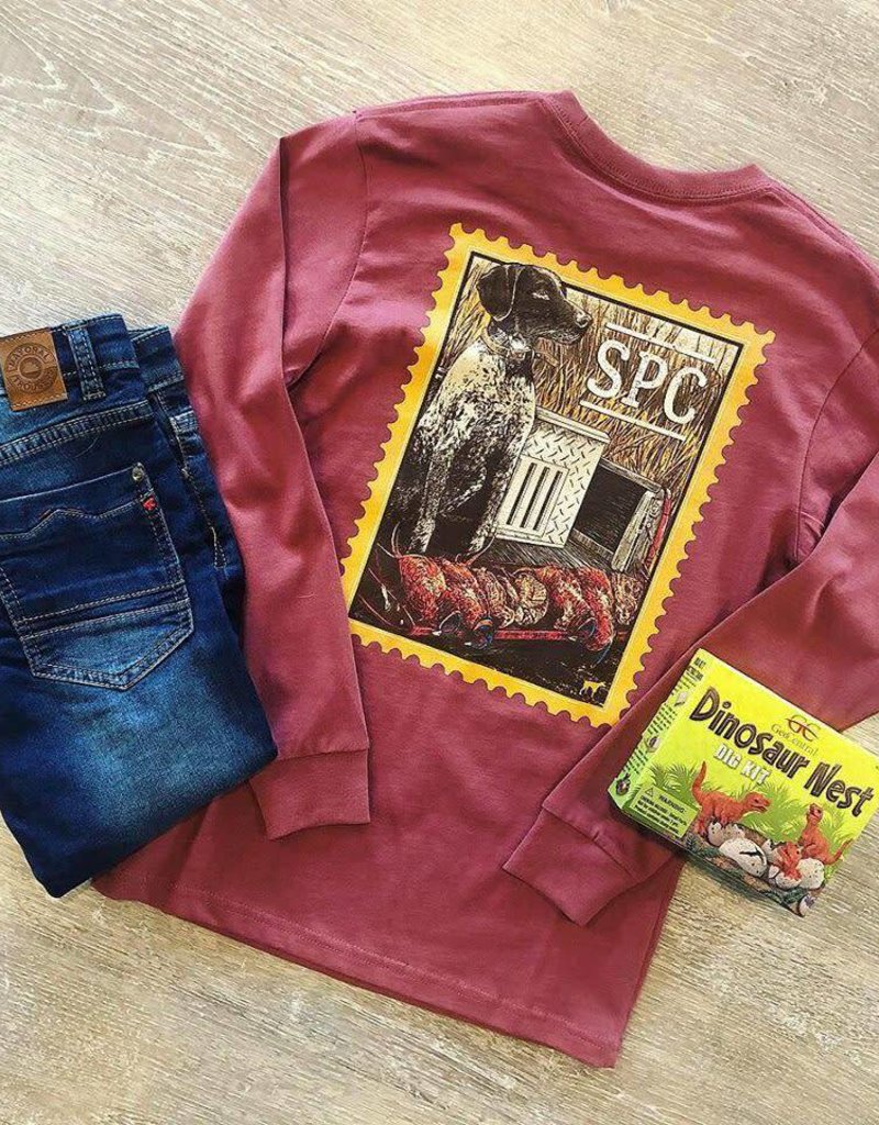 Maroon German Short Hair Pointer Tee Marlee Janes