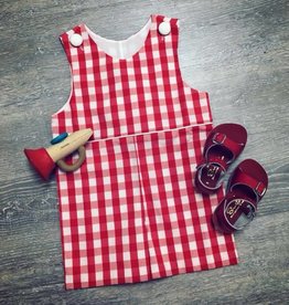 True Red Check Shortall