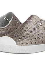 Native Shoes Jefferson in Metal Bling/Shell White