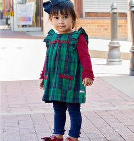 RuffleButts Navy Footless Ruffle Tights