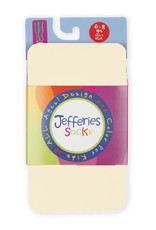 Jefferies Socks Smooth Microfiber Tights in Ivory