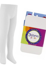 Jefferies Socks Smooth Microfiber Tights in White