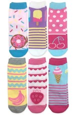 Jefferies Socks Sweet Treats 6/PK Crew Socks