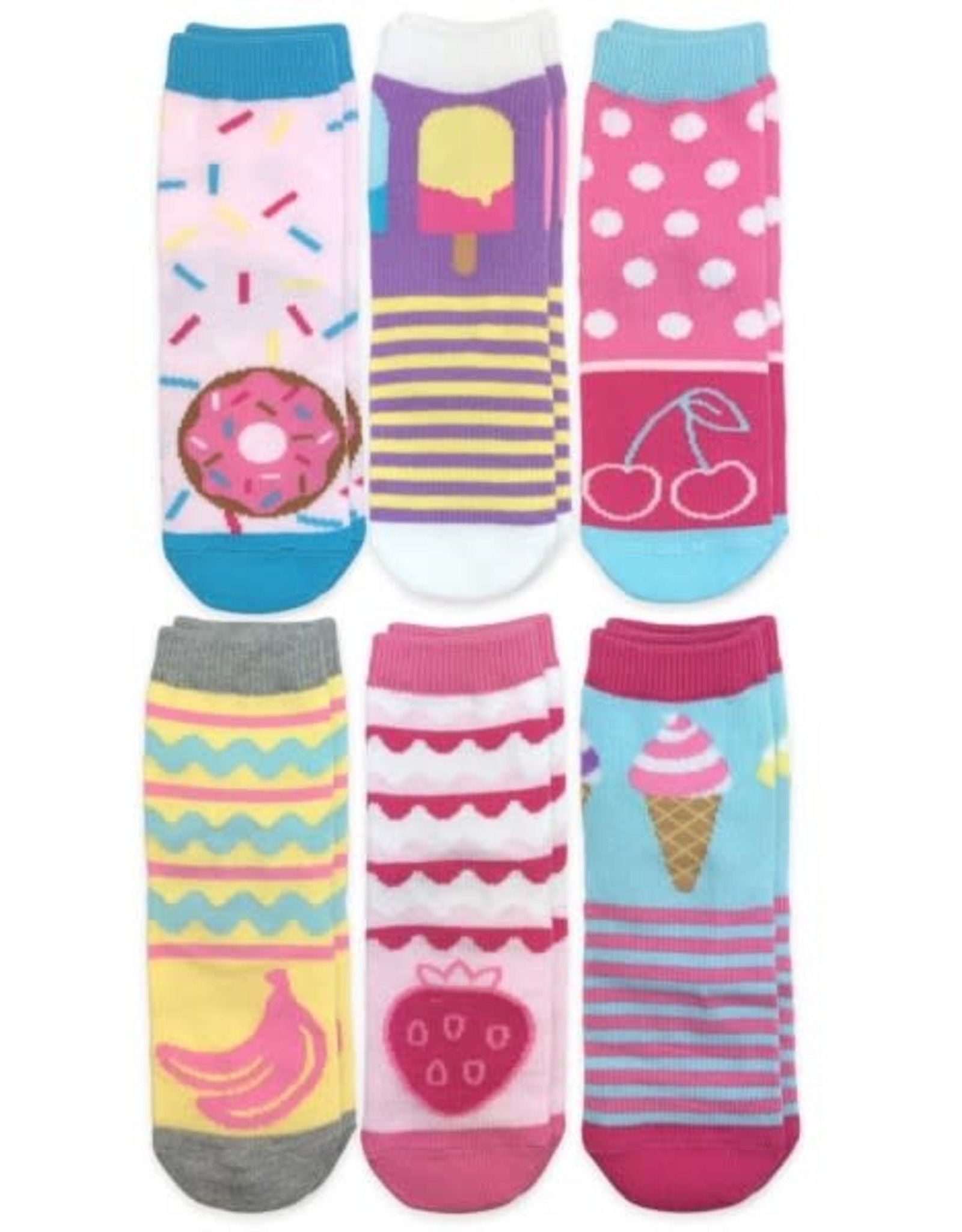 Jefferies Socks Sweet Treats 6/PK Crew Socks - Marlee Janes