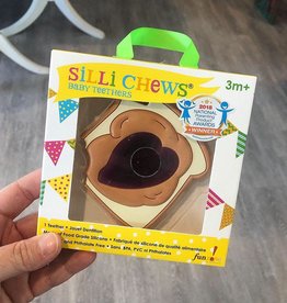 SilliChews Peanut Butter and Jelly Teether