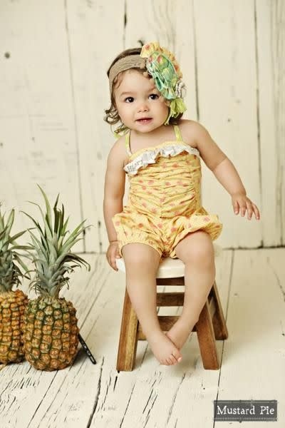 mustard pie romper