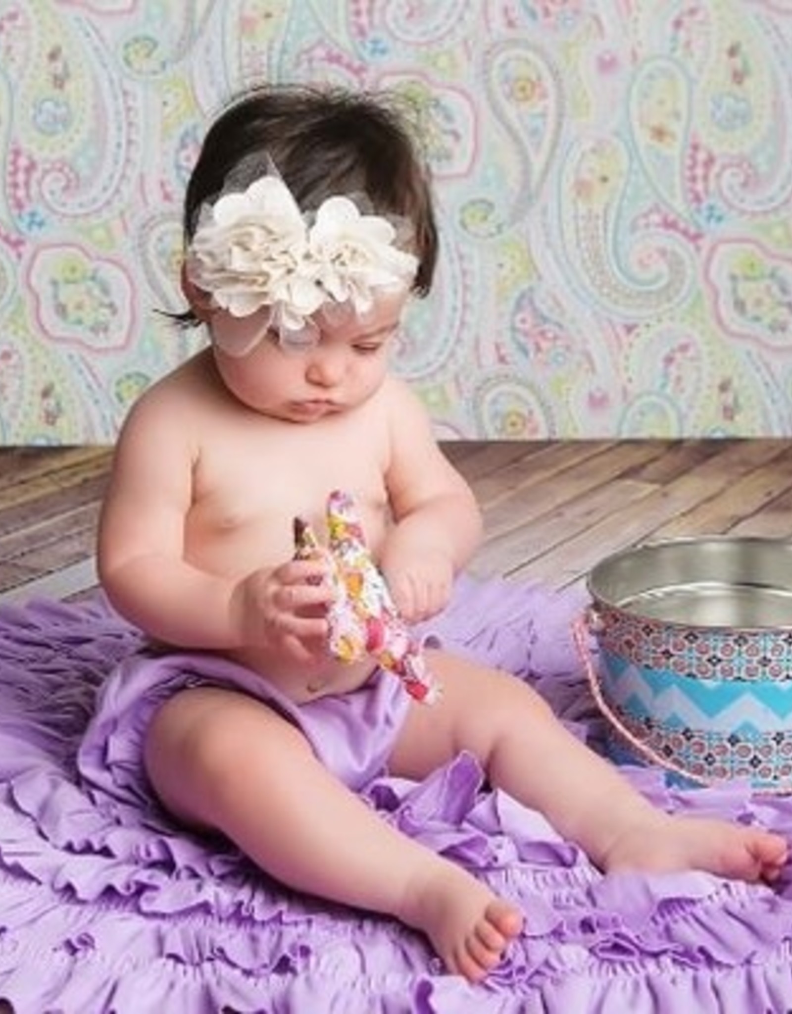 Lemon Loves Layette Rose Headband