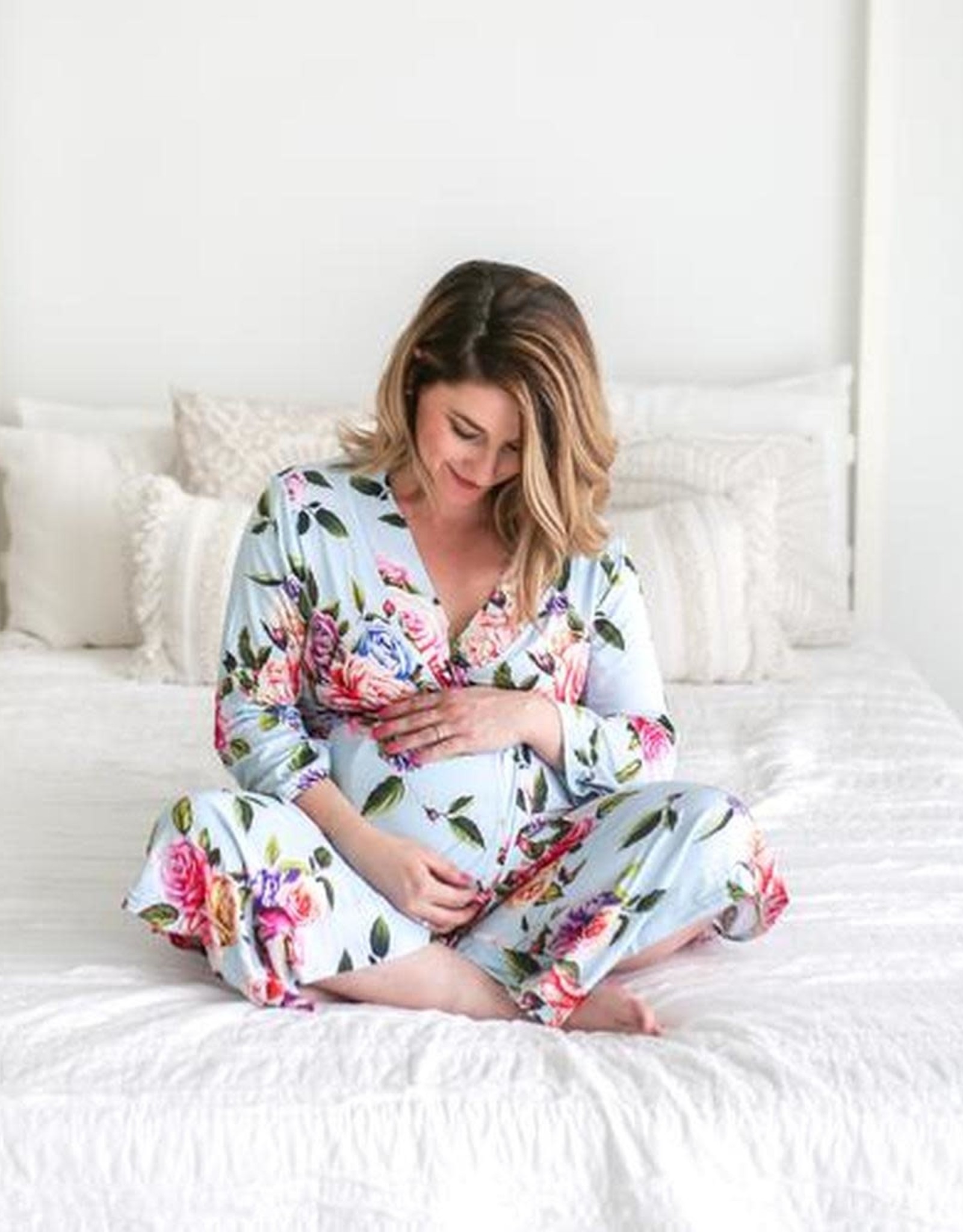 Posh Peanut Country Rose Mommy Robe