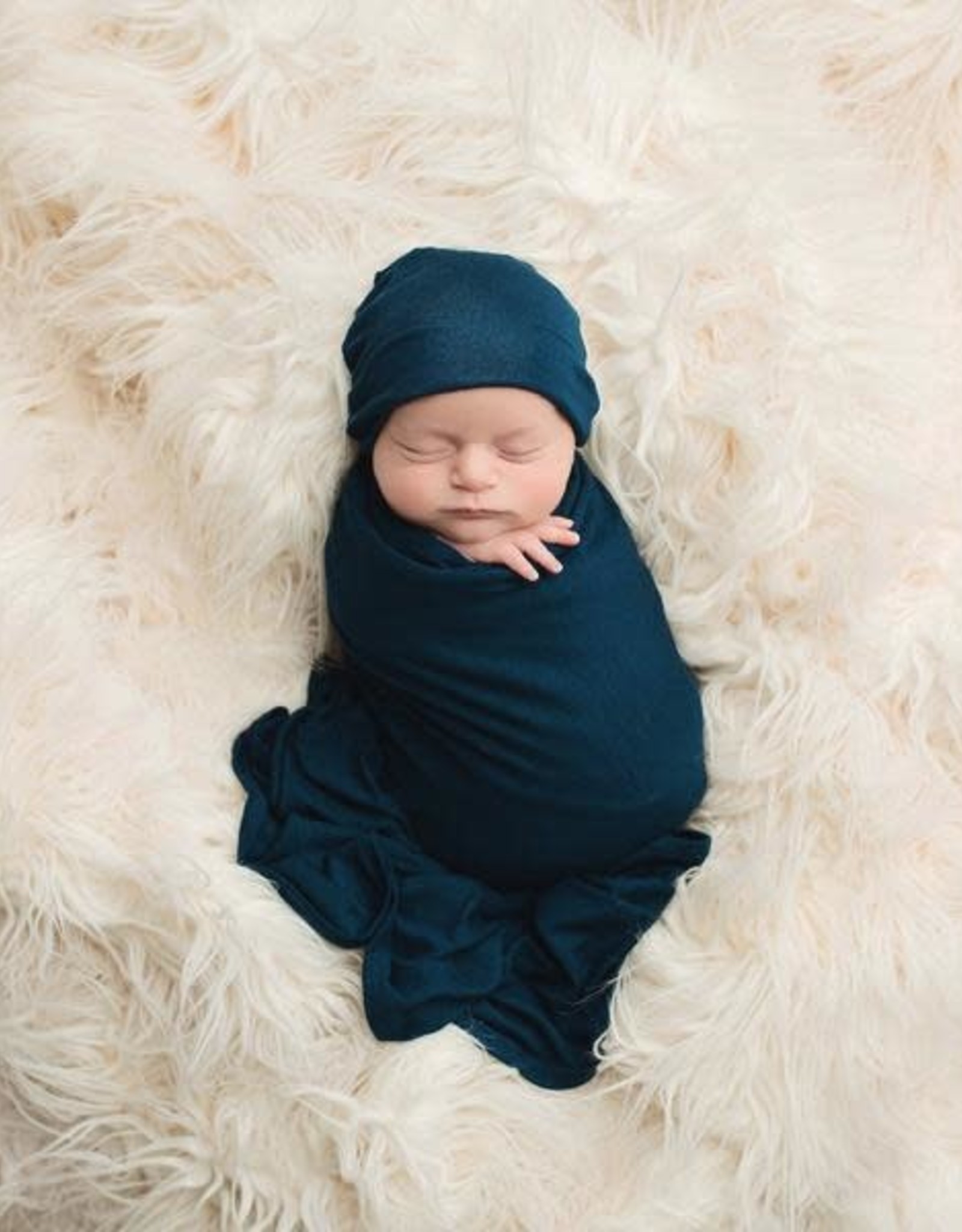 blue swaddle