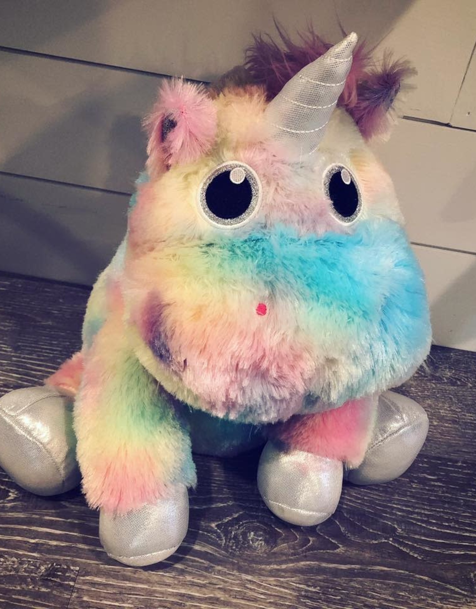 tie dye unicorn stuffed animal
