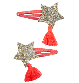 Creative Education Boutique Sassy Tassy Star Hairclips, 2 Pcs