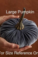 Large Velvet Pumpkin