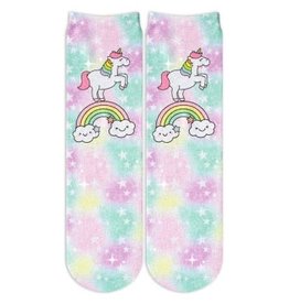 Sublime Designs Choose to be a Unicorn Socks(CHS)  Shoe Size 6-12