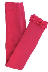 RuffleButts Fuchsia Footless Ruffled Tights