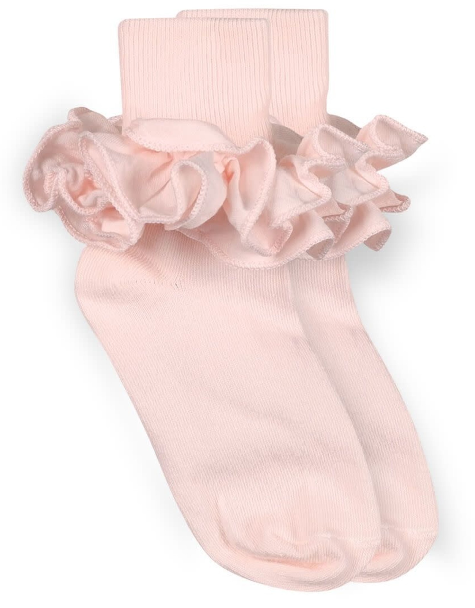 Jefferies Socks Pink Ruffle Socks