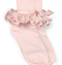 Jefferies Socks Pink Ruffle Socks