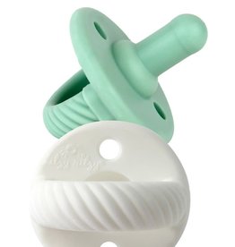 Itzy Ritzy Sweet Soother Pacifier Set in Mint/White Cables
